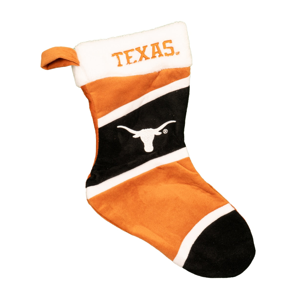 Texas Longhorns Embroidered Colorblock Stocking