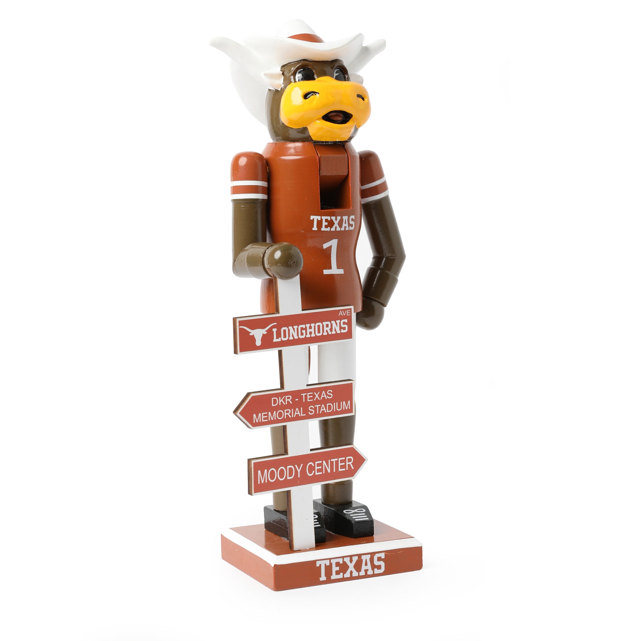 Texas Longhorns 12'' Texas Mascot Nutcracker