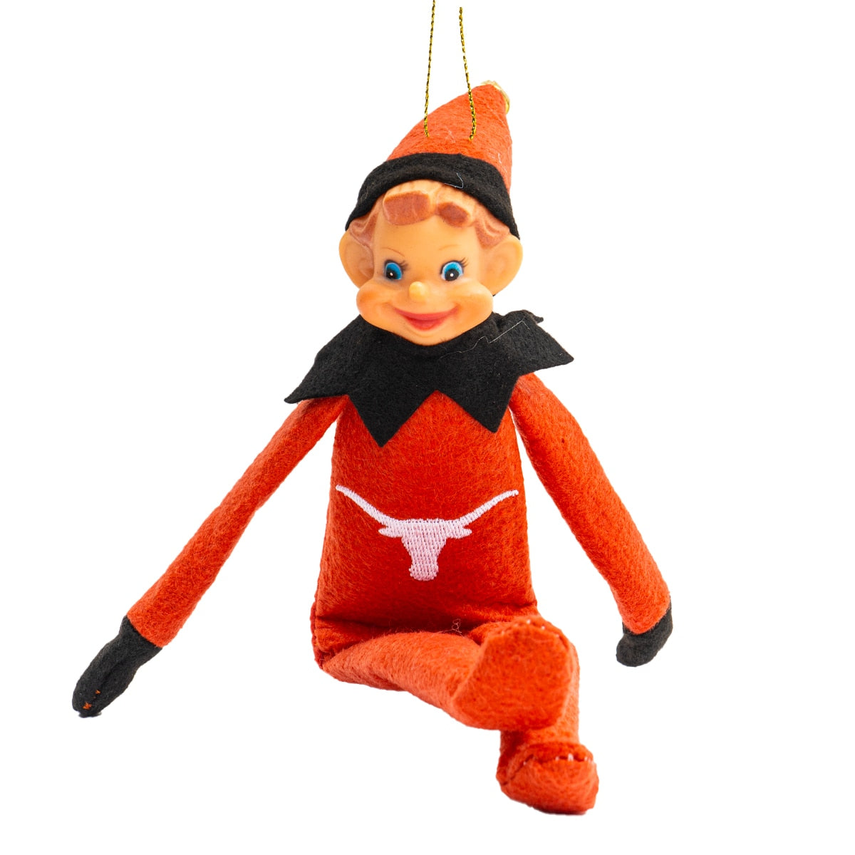 Texas Longhorns Elf Ornament