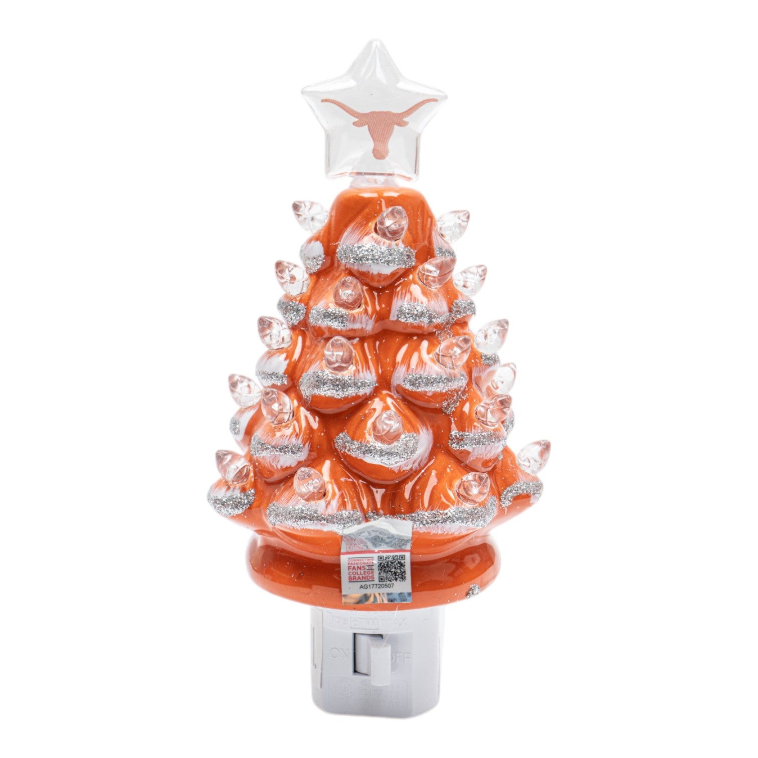 Texas Longhorns Christmas Tree Night Light