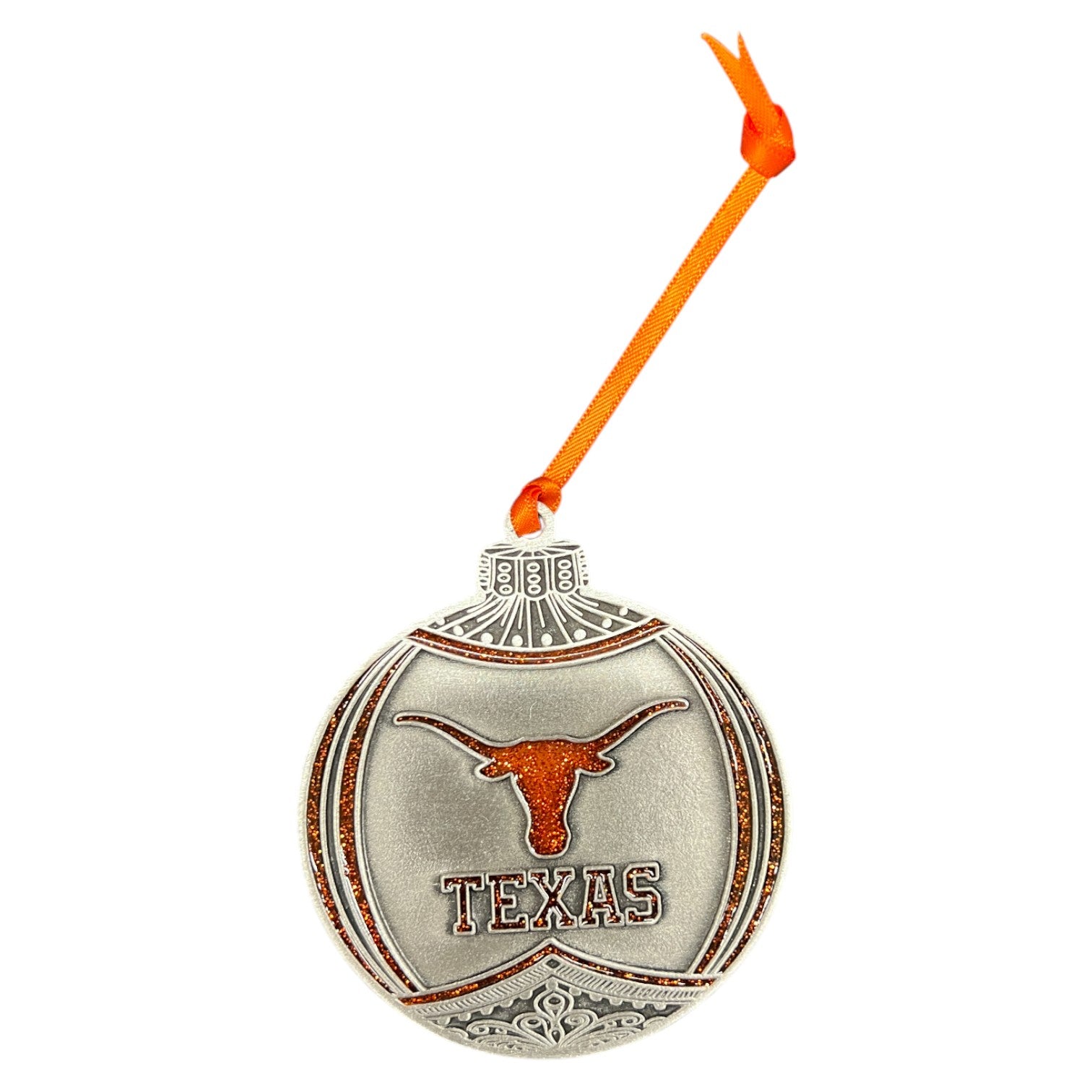 Texas Longhorns DKR Stadium Glitter Bulb Ornament
