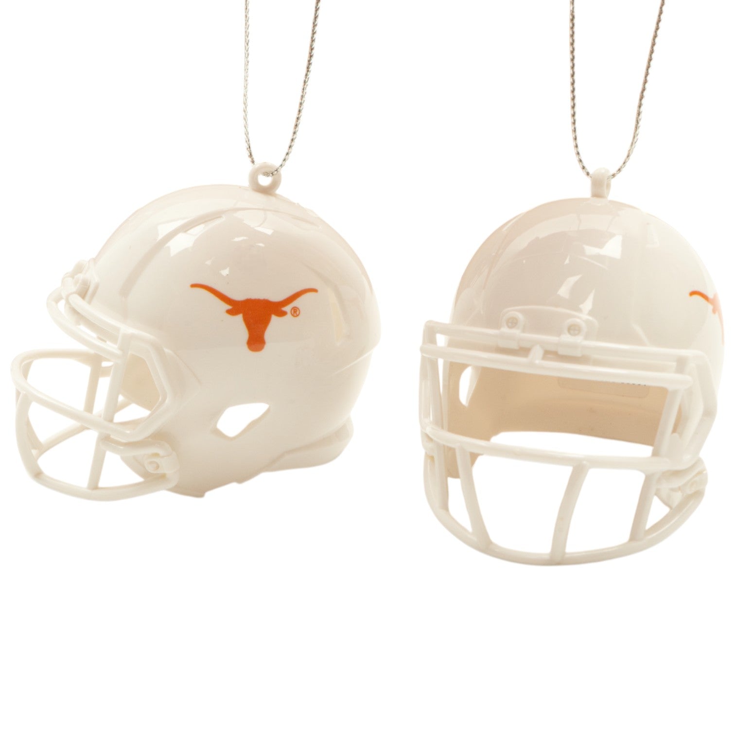 Texas Longhorns Helmet Ornament 2 Pack