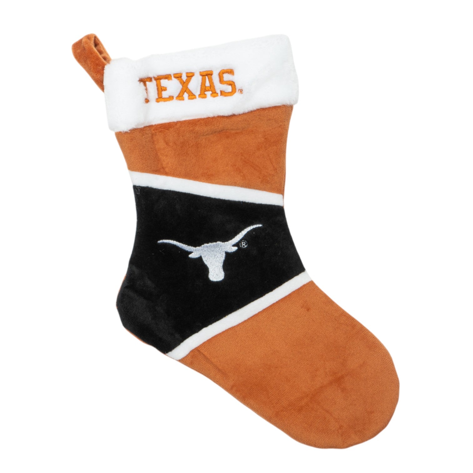 Texas Longhorns Embroidered Stocking
