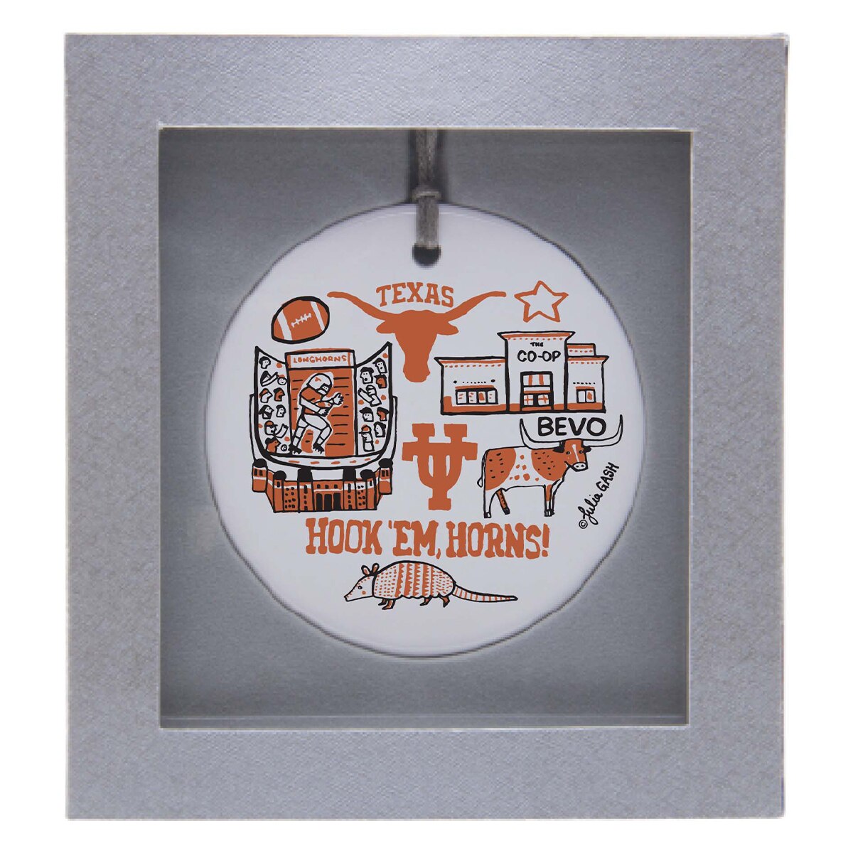 Julia Gash University of Texas Ornament