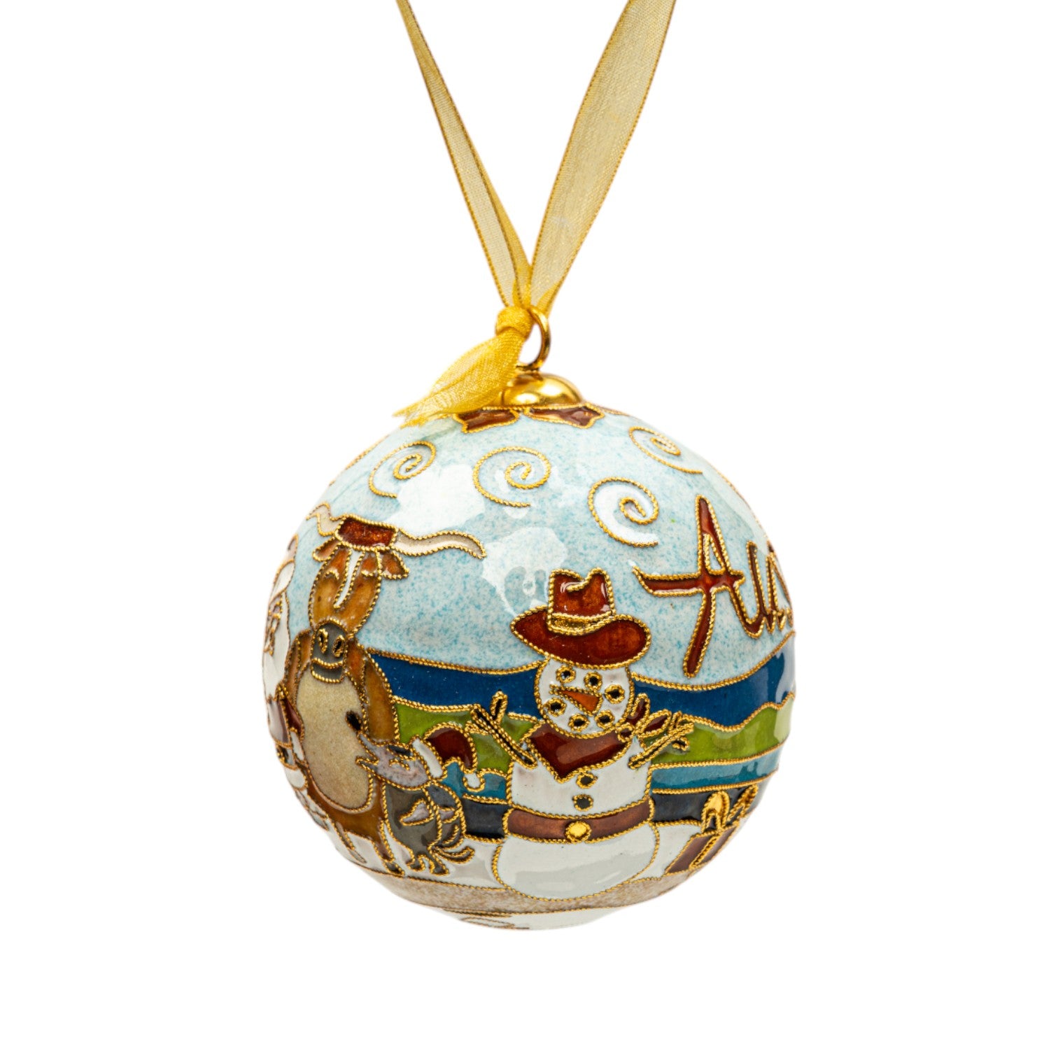 Kitty Keller Austin Santa and Friends Ornament