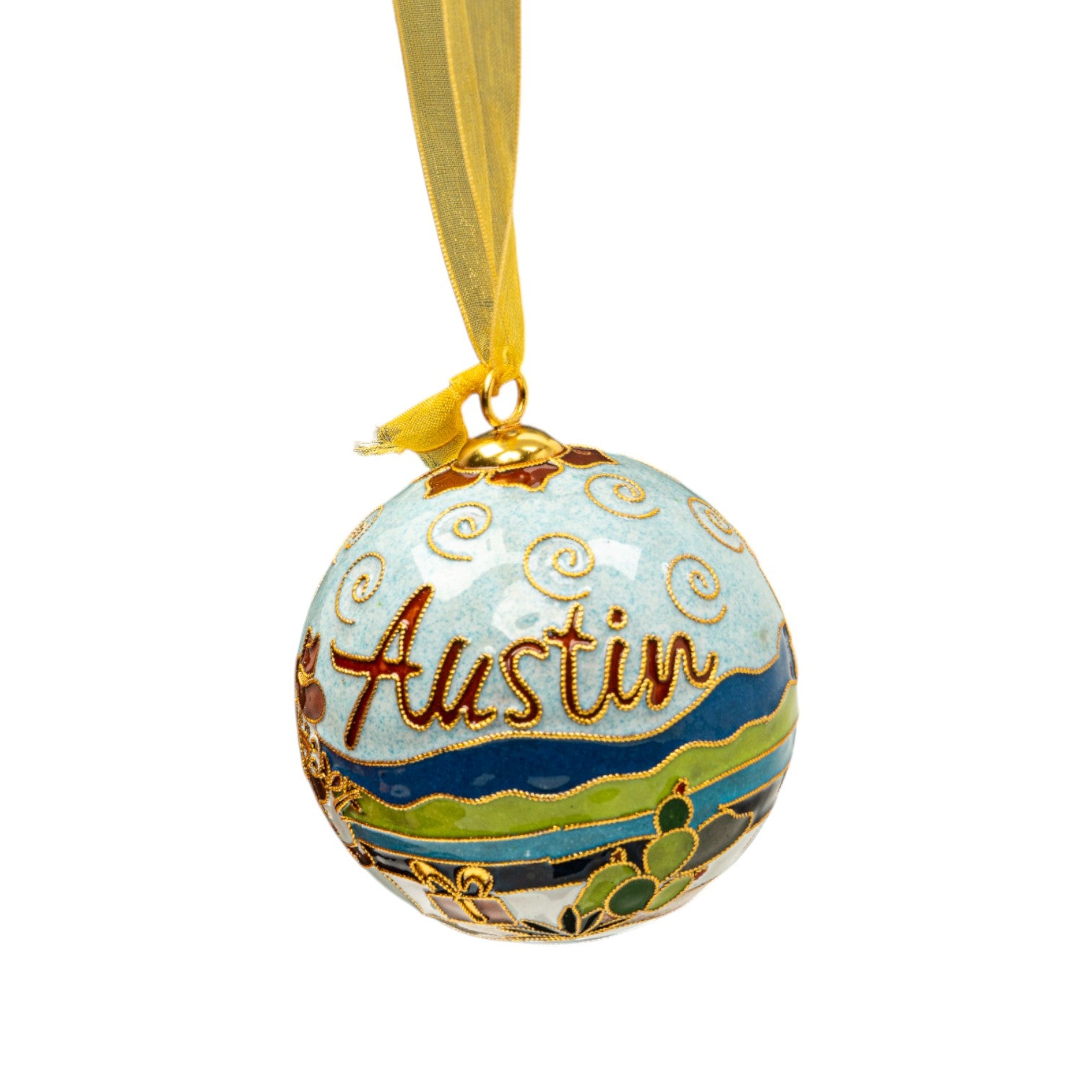Kitty Keller Austin Santa and Friends Ornament