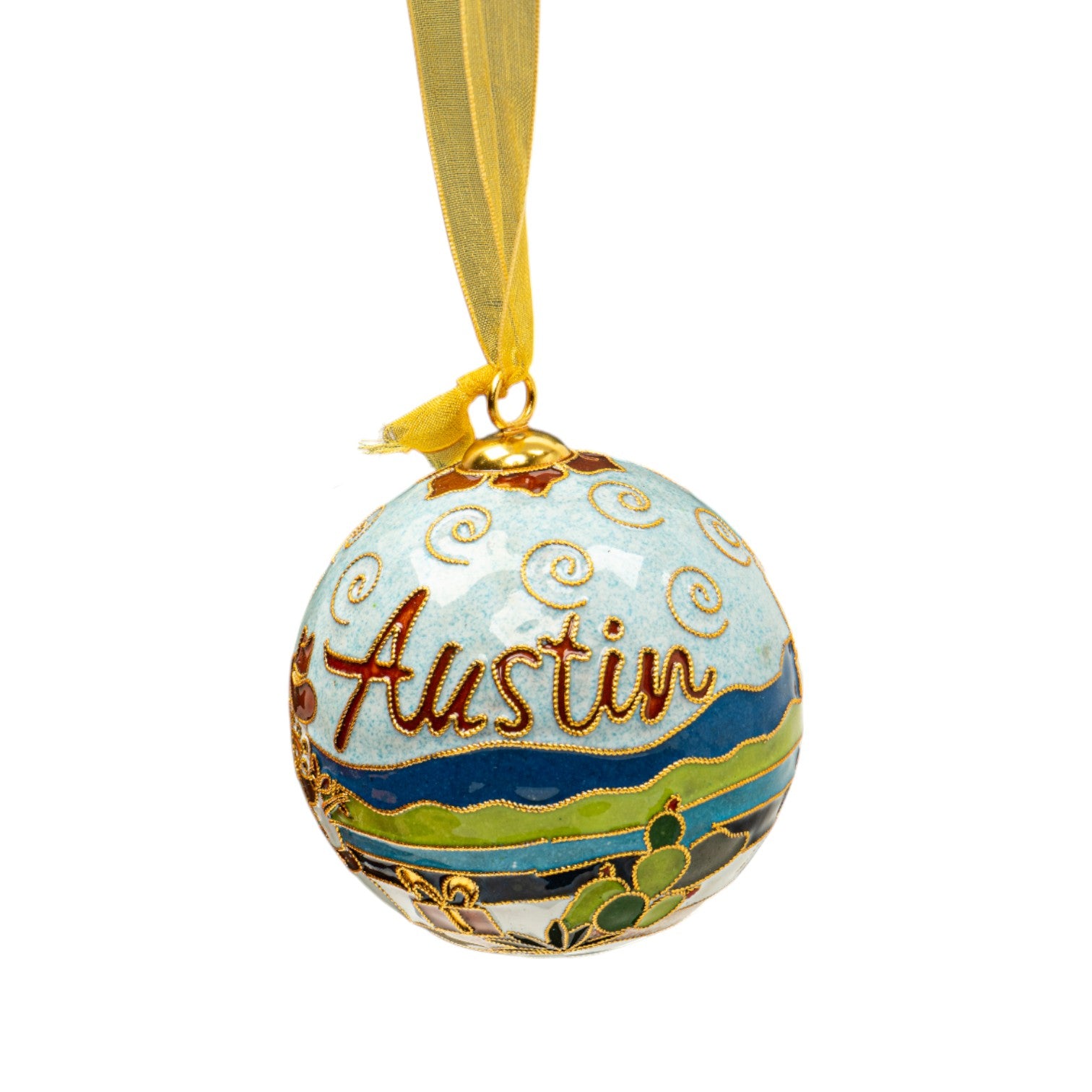 Kitty Keller Austin Santa and Friends Ornament