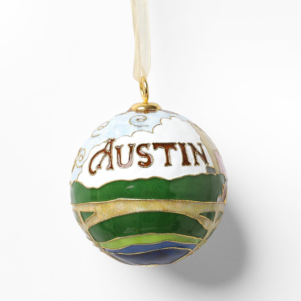 Kitty Keller Austin Skyline Ornament
