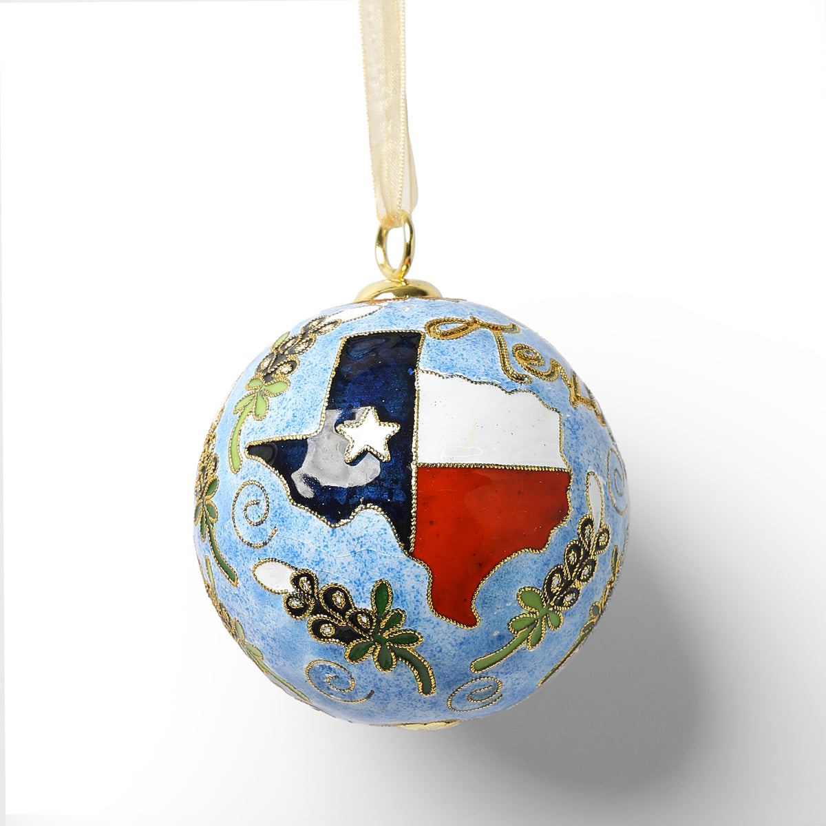 Kitty Keller Texas Bluebonnets Ornament