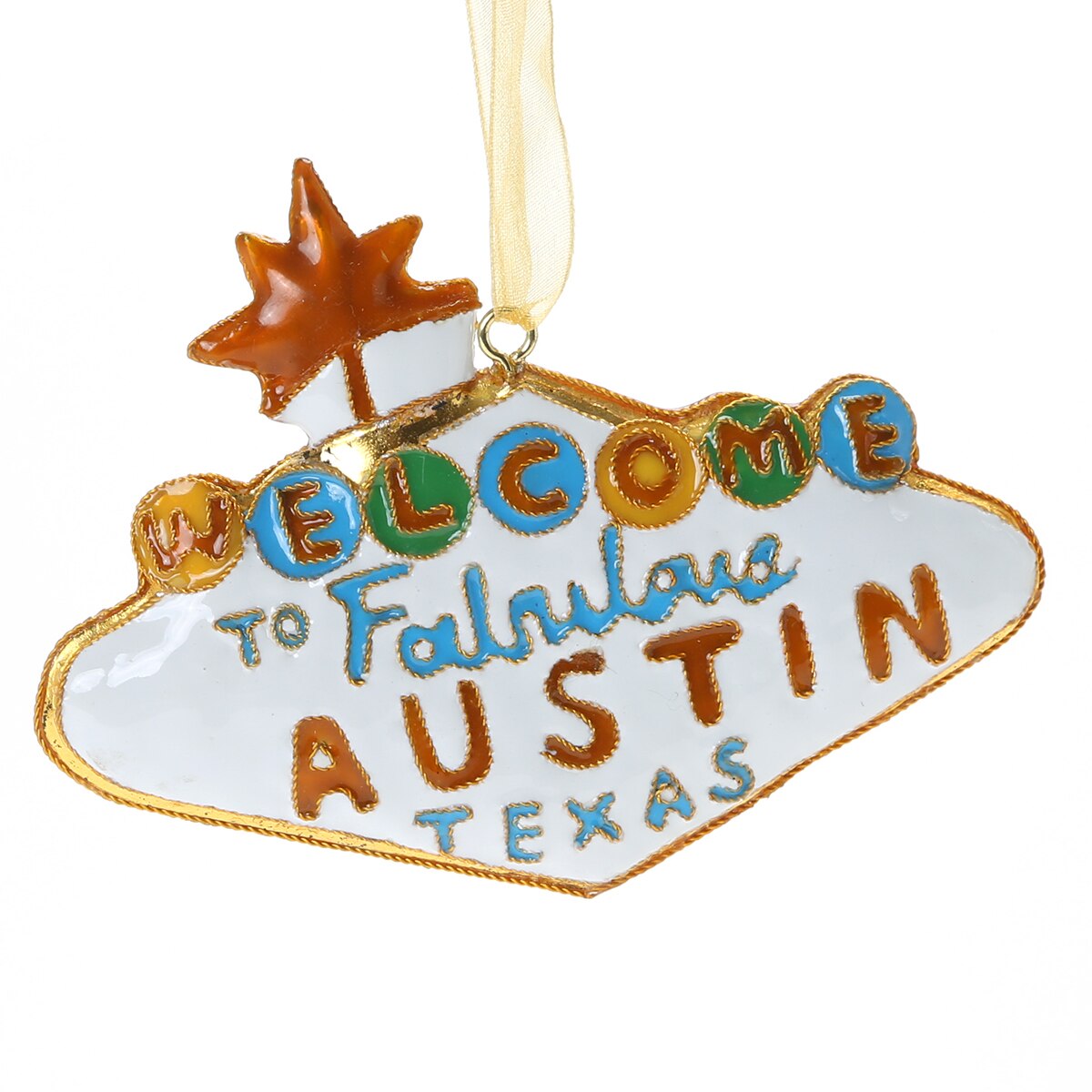 Kitty Keller Welcome to Fabulous Austin Texas Ornament