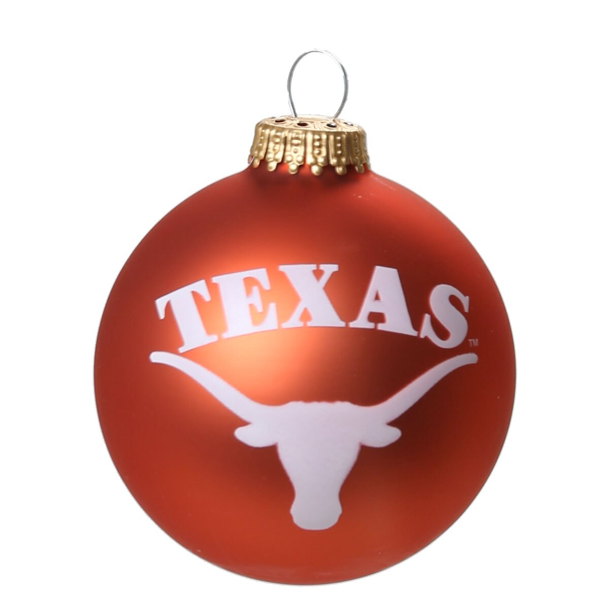 Texas Longhorns Matte Ornament