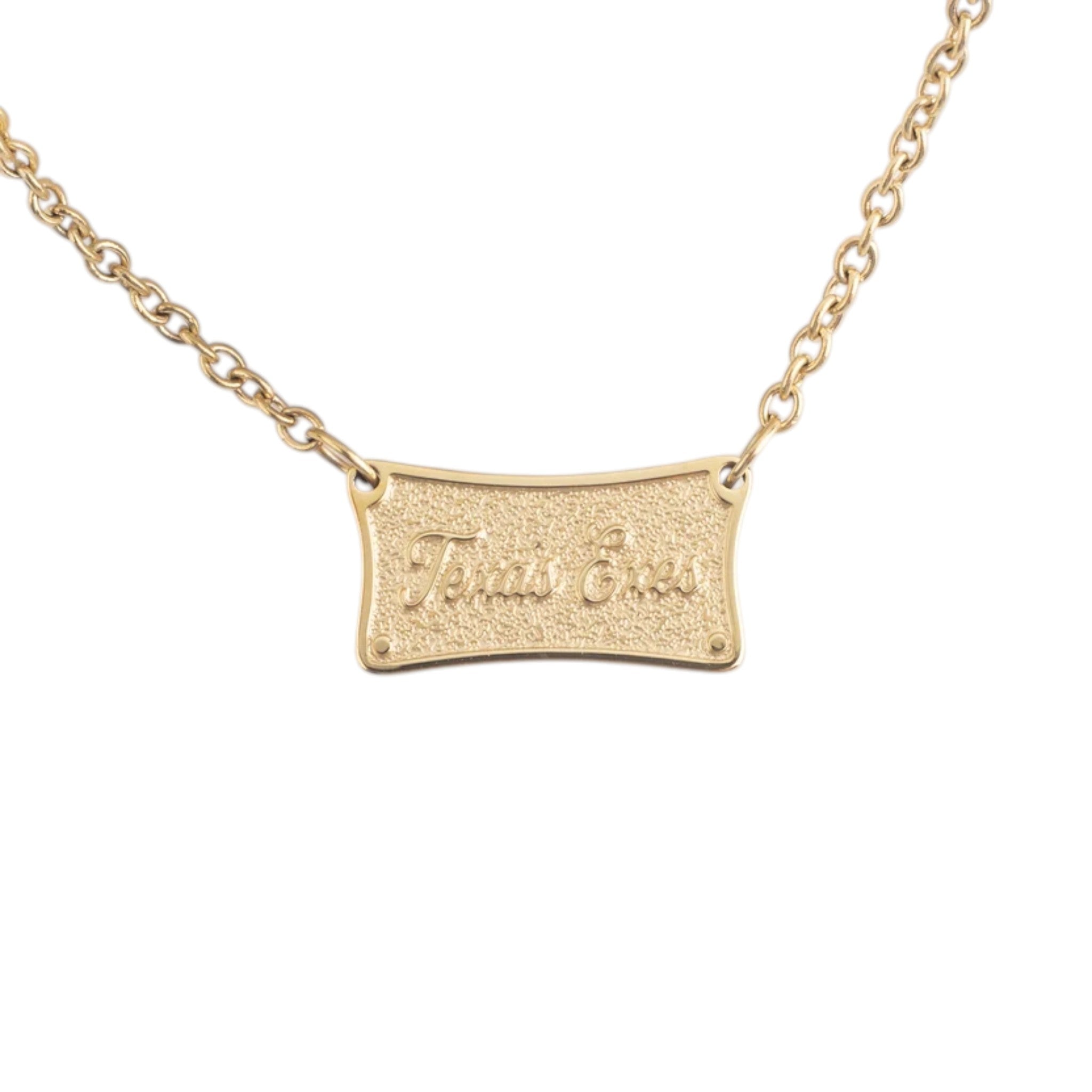 Texas Exes Buckle Necklace