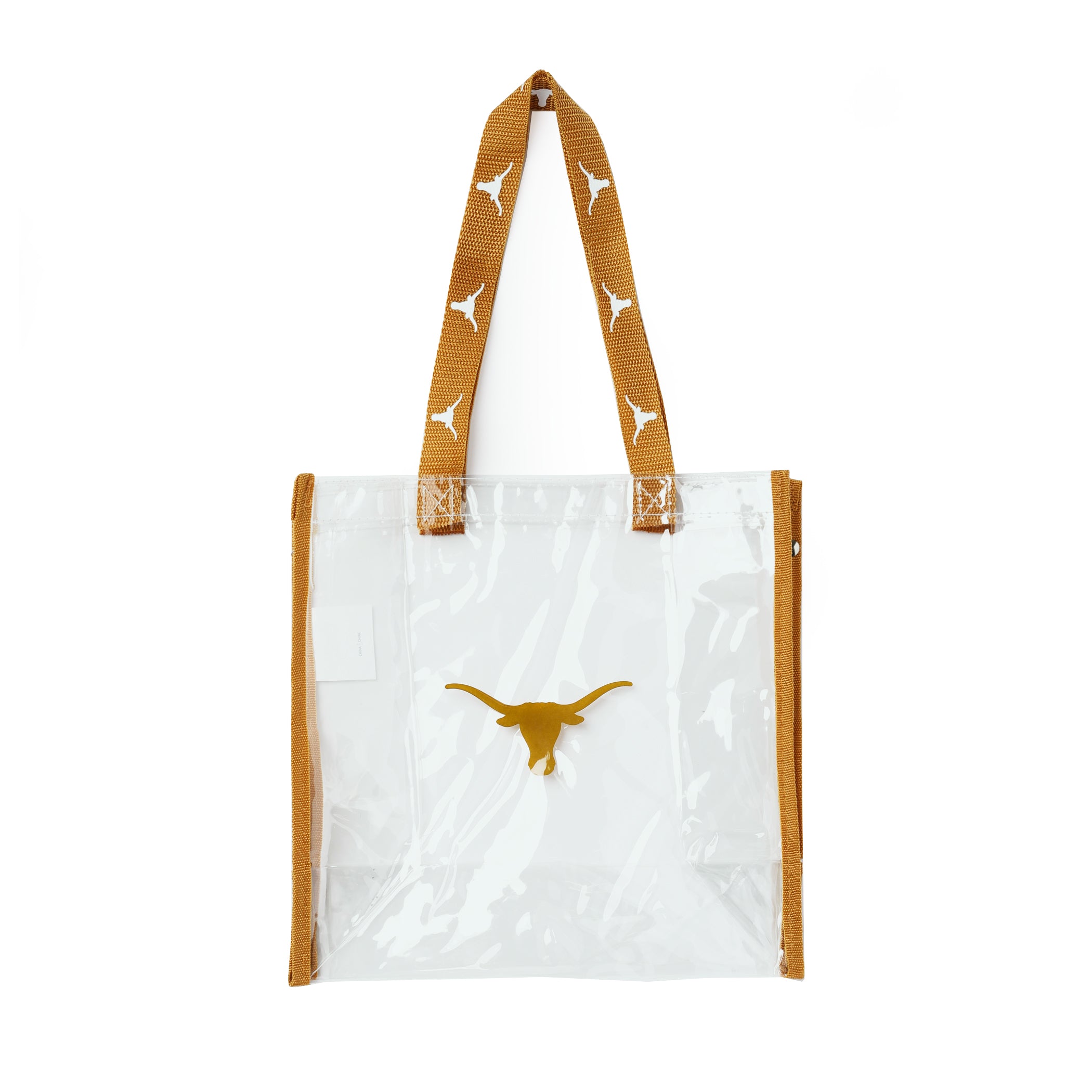 Texas Longhorns Clear Game Day Tote - Burnt Orange