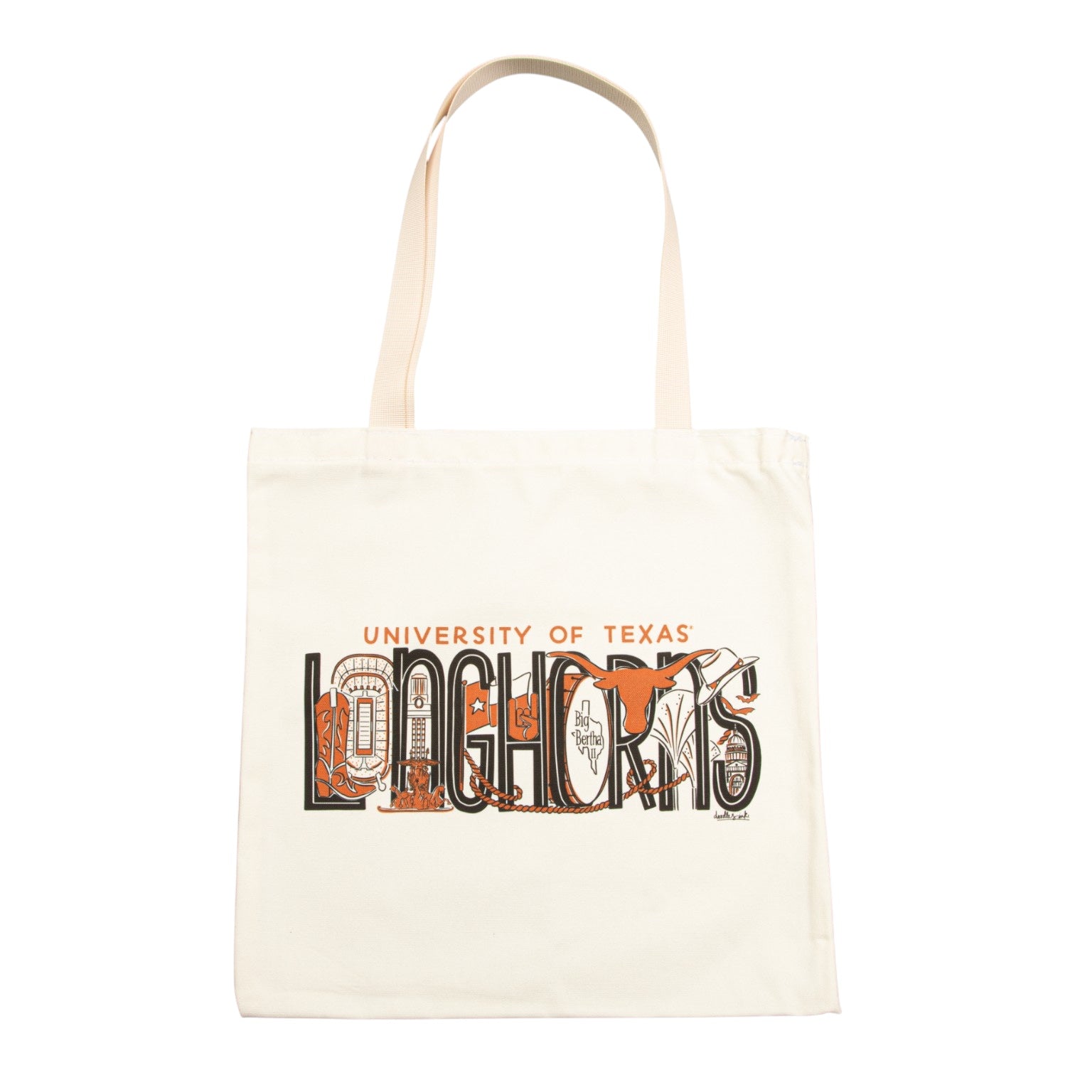 Julia Gash Texas Regina Canvas Tote