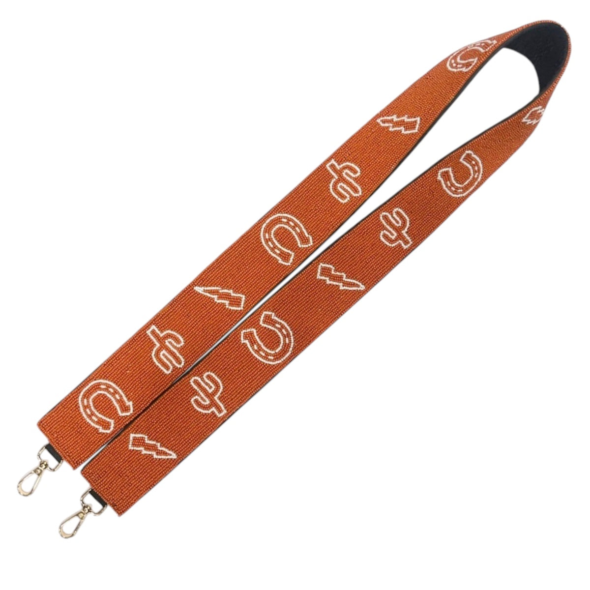 Texas Longhorns Western Beaded Bag Strap