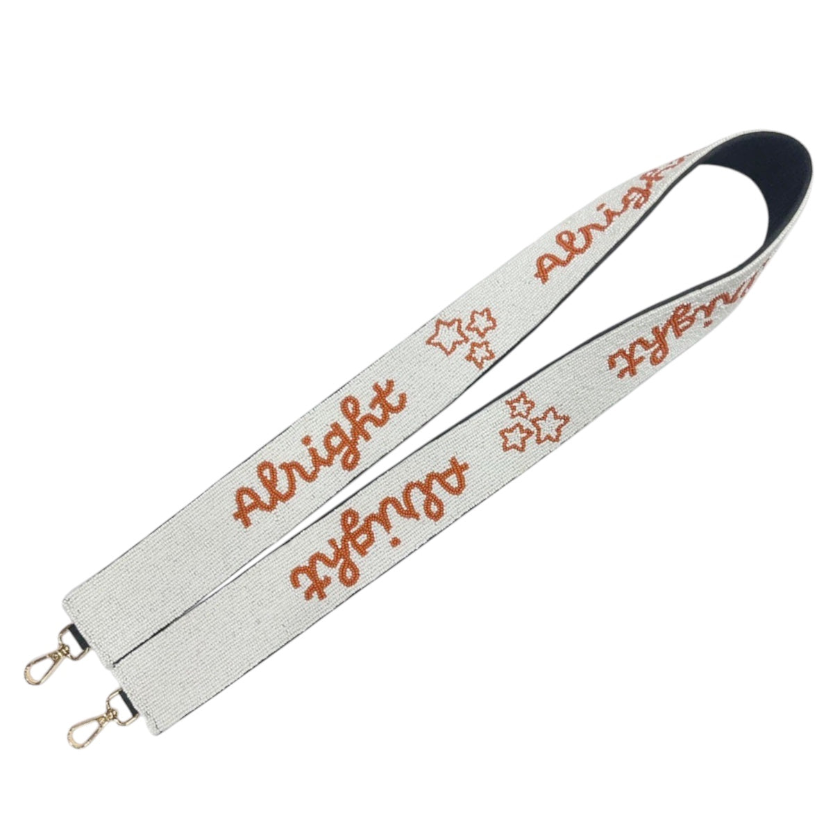 Texas Longhorns Alright x3 Beaded Purse Strap