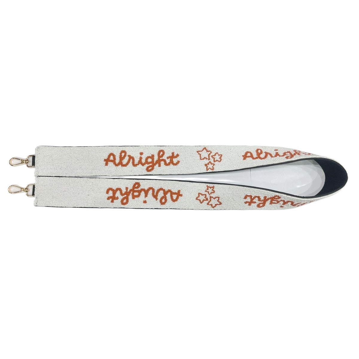 Texas Longhorns Alright x3 Beaded Purse Strap