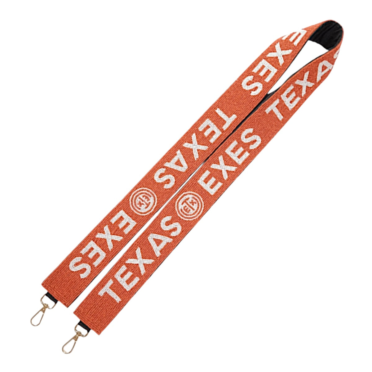Texas Exes Burnt Orange Beaded Purse Strap