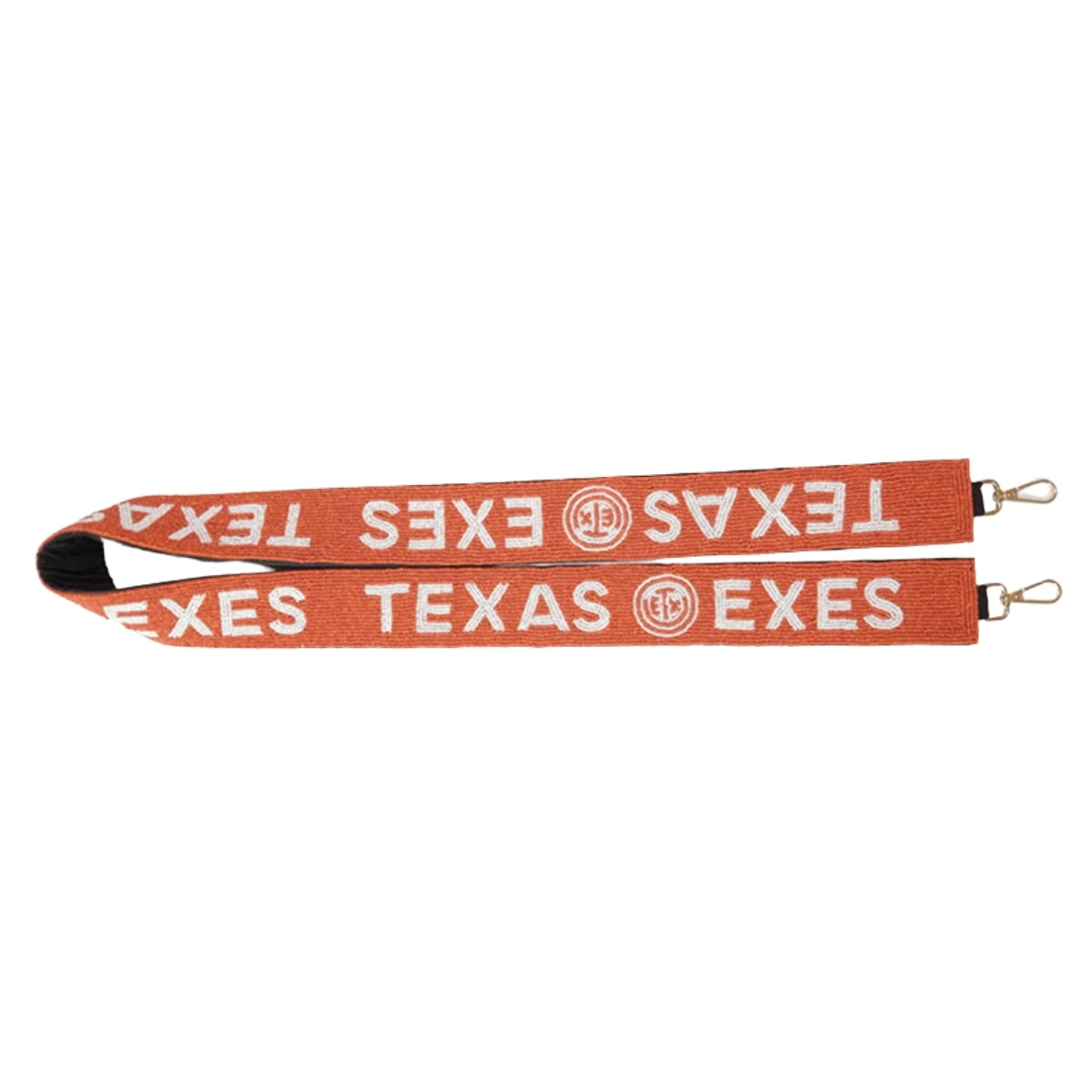 Texas Exes Burnt Orange Beaded Purse Strap