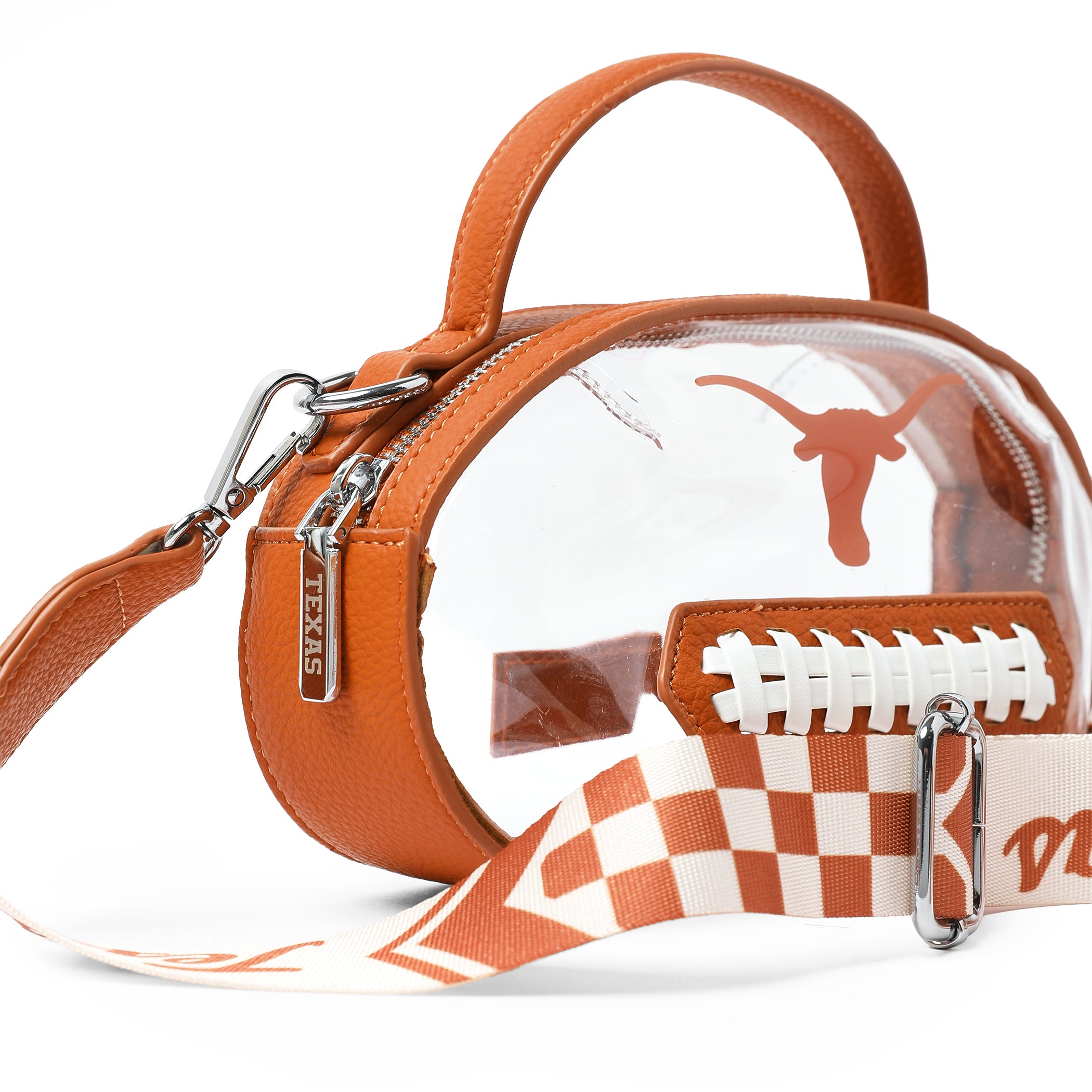 University of Texas Longhorns Clear Football Bag