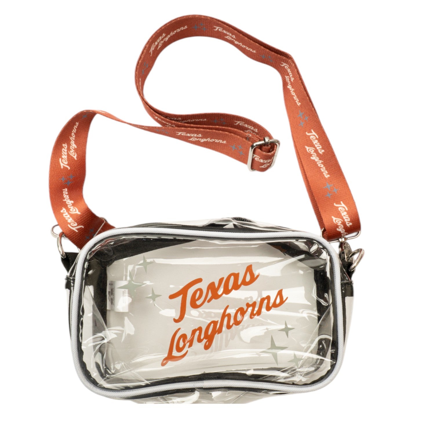 Texas Script Clear Camera Bag
