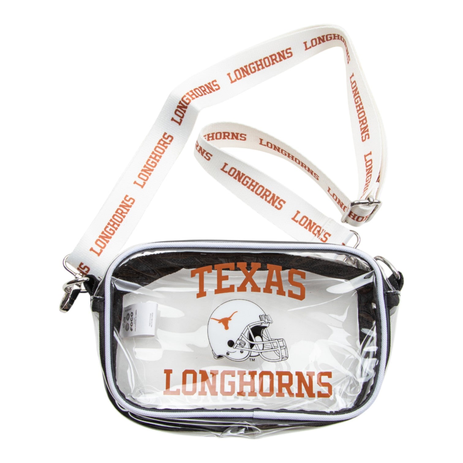 Texas Longhorns Clear Camera Football Helmet Bag