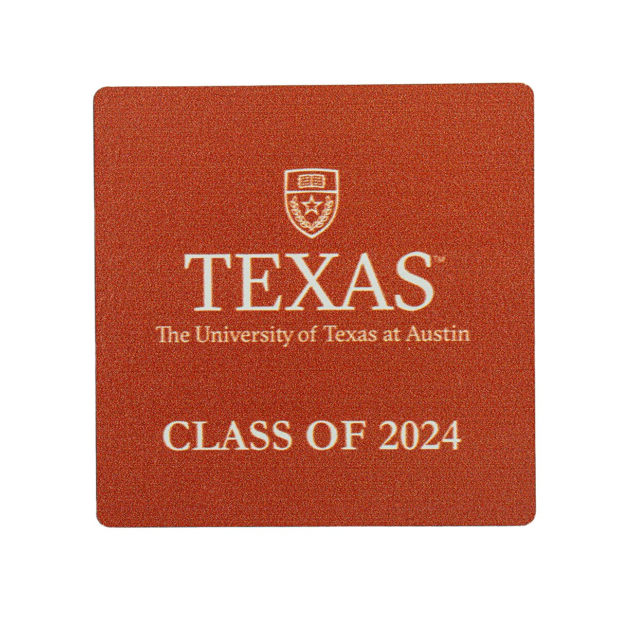 University of Texas Shield Class of 2024 Wood Magnet