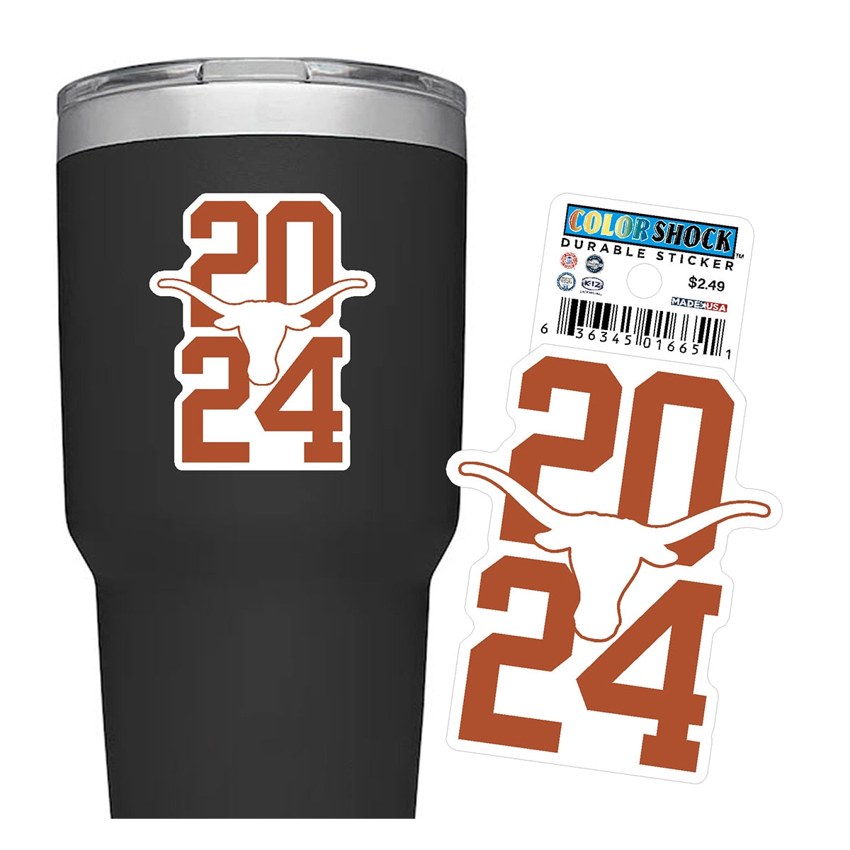 University of Texas 2024 Bevo Grad Sticker