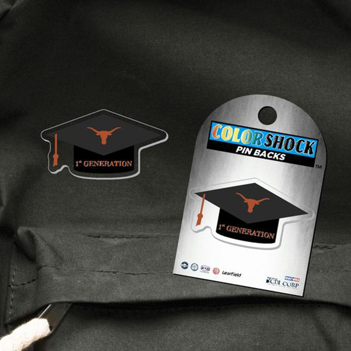 University of Texas Grad Cap Pin - 1st Generation – University Co-op