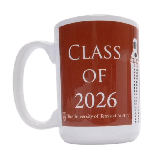University of Texas Class of 2026 Tower Mug - 15oz