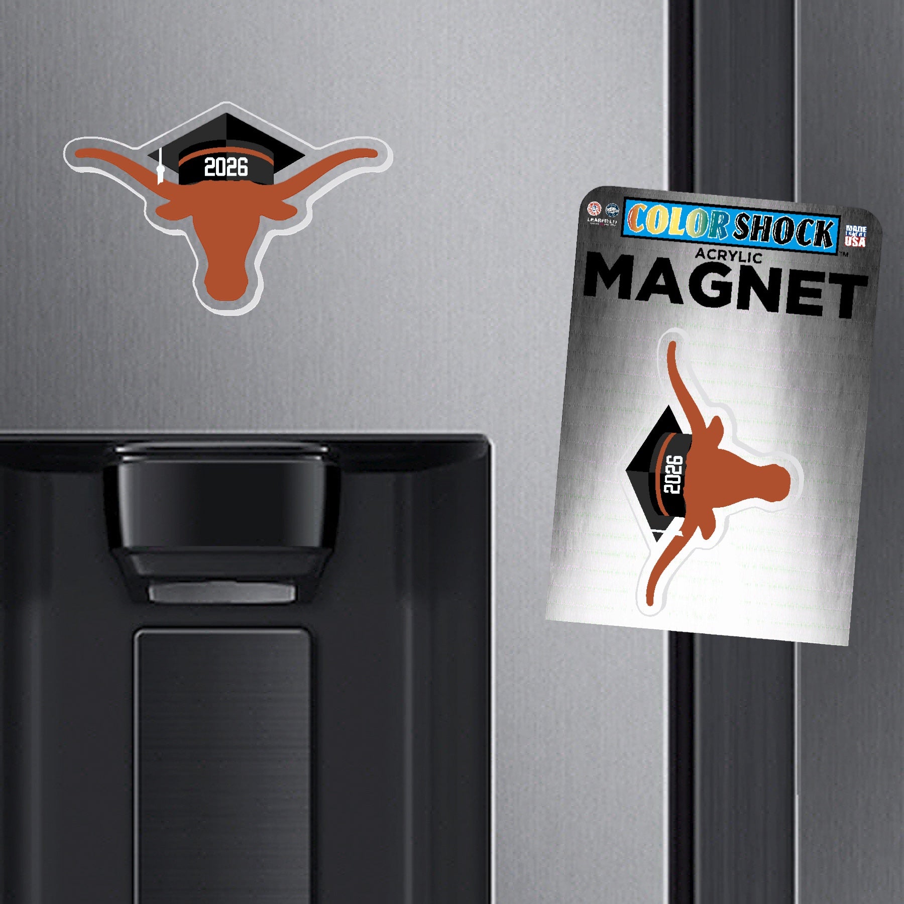 Texas Longhorns 2026 Acrylic Grad Magnet