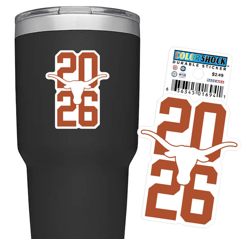 Texas Longhorns 2026 Grad Sticker