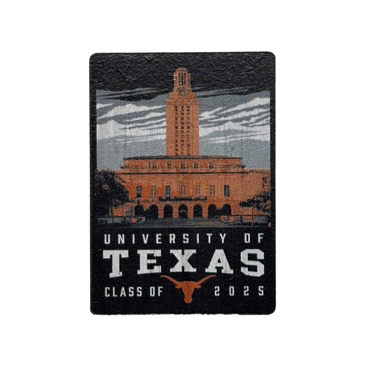 Texas Longhorns Class of 2025 Campus Wood Magnet