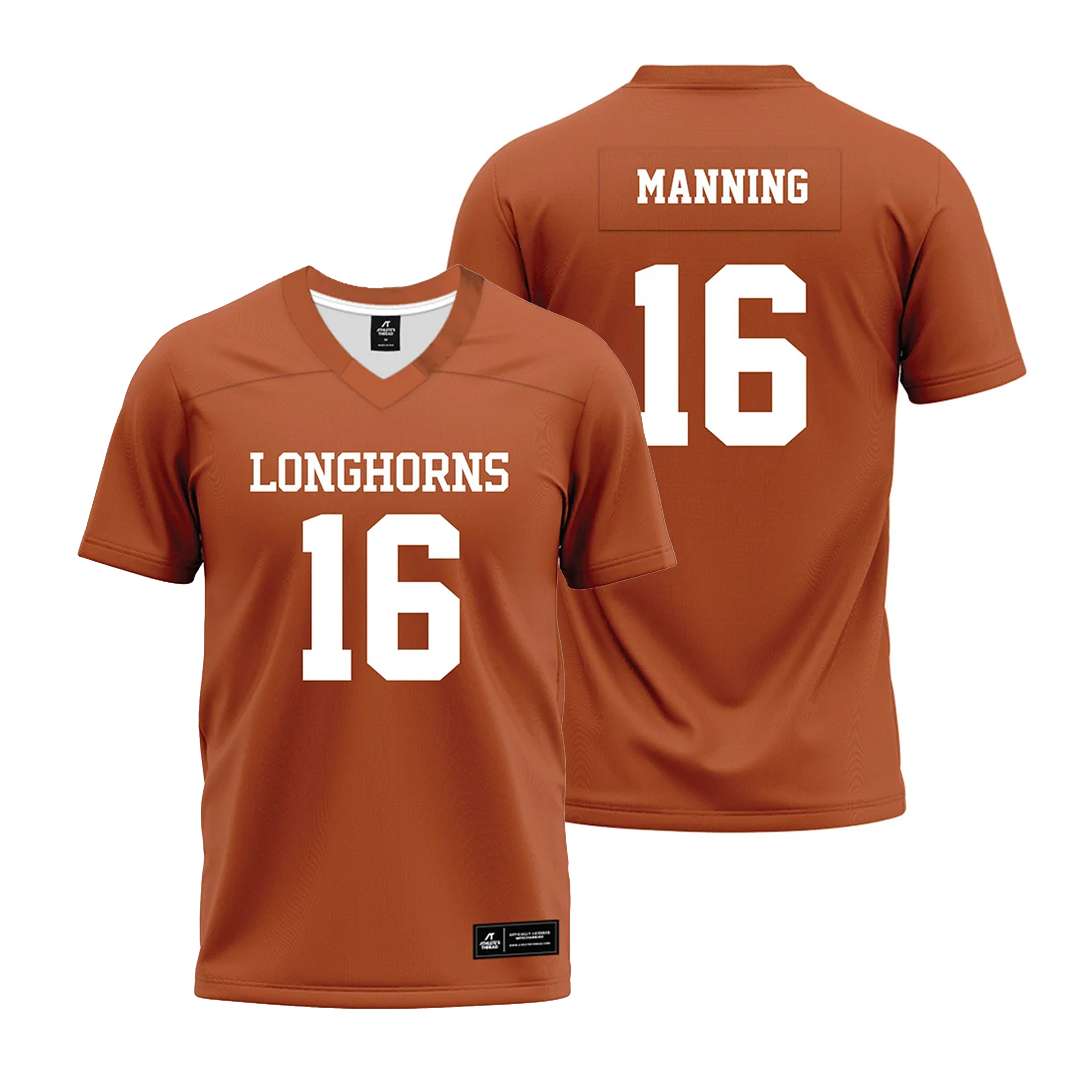 Texas Longhorns Youth Arch Manning NIL Jersey