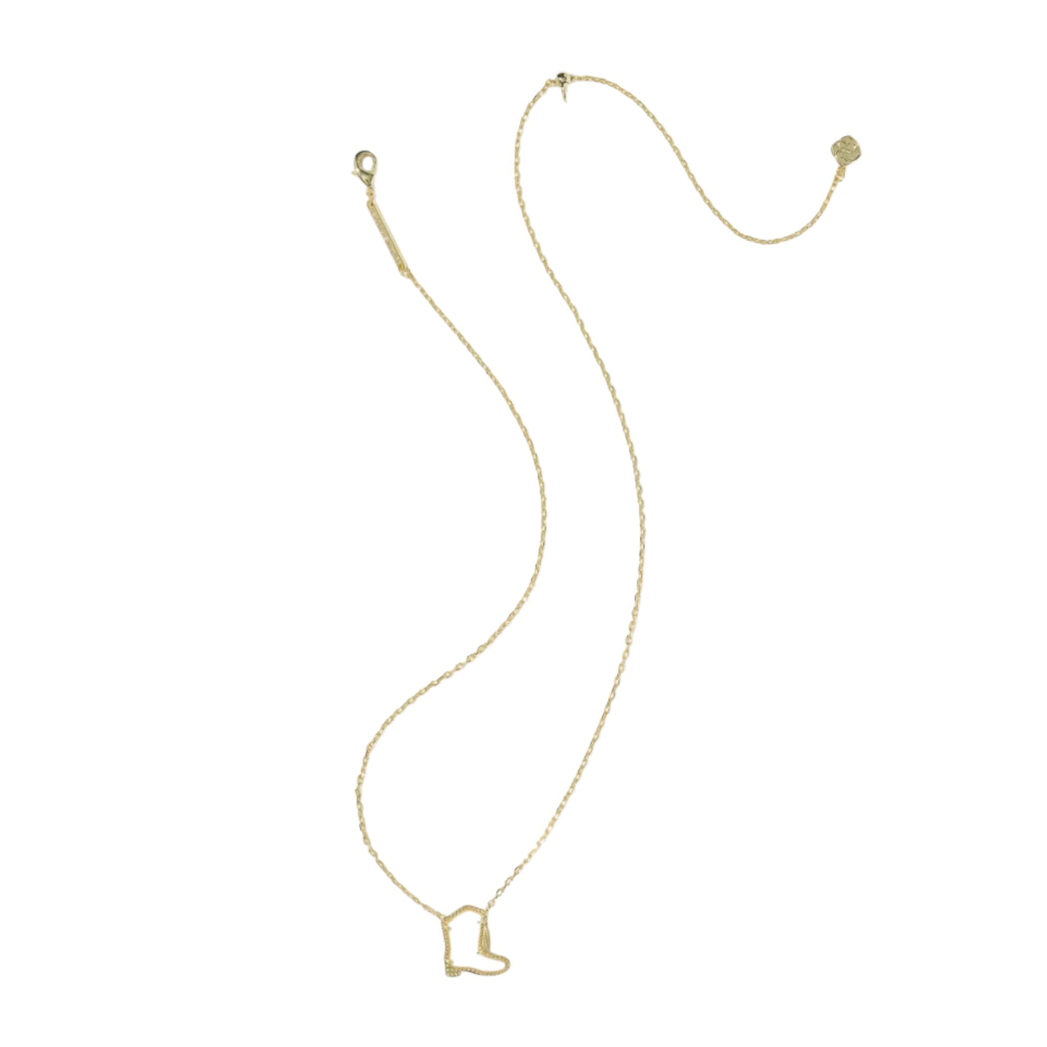 Kendra Scott Drill Team Boot Short Pendant Necklace