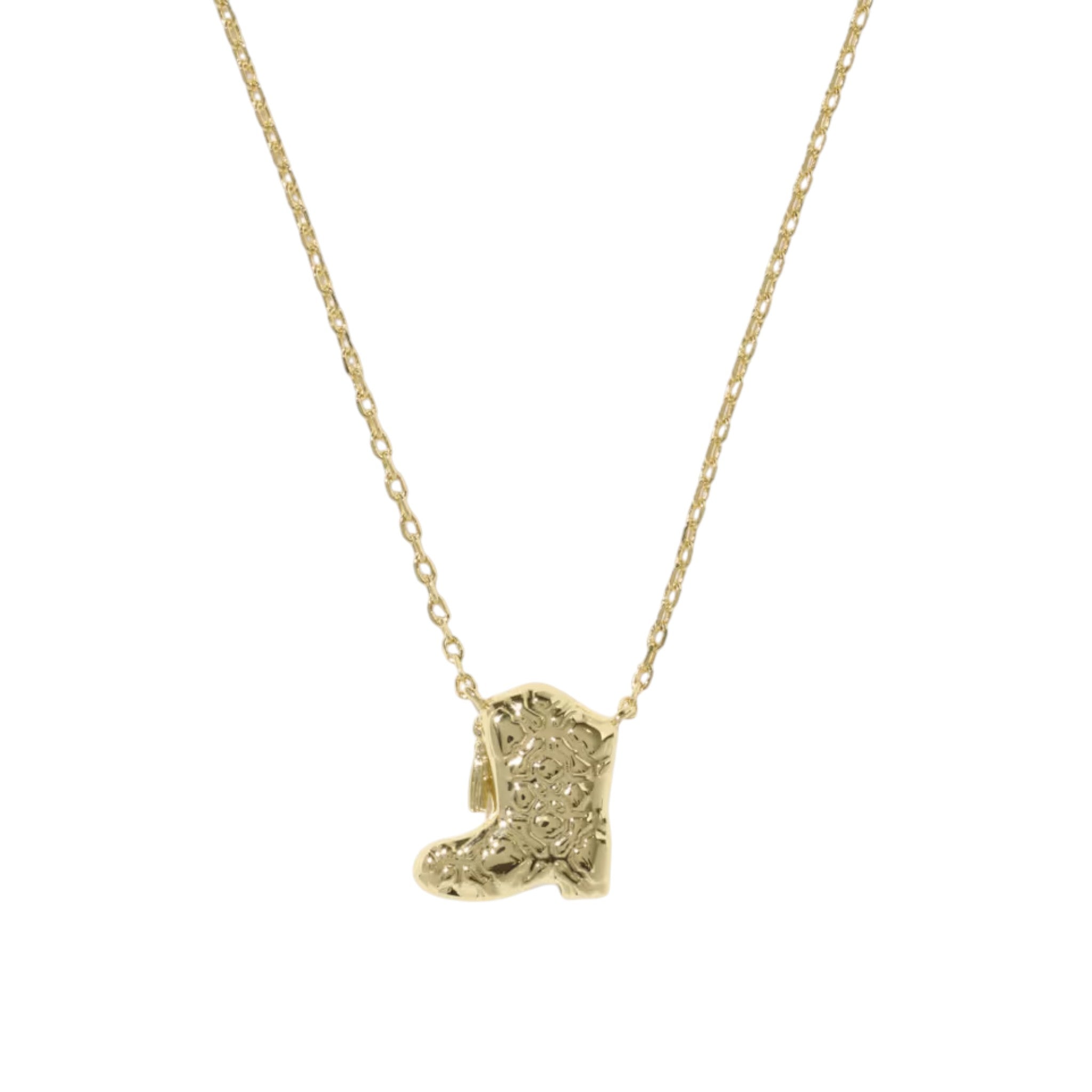Kendra Scott Drill Team Boot Short Pendant Necklace