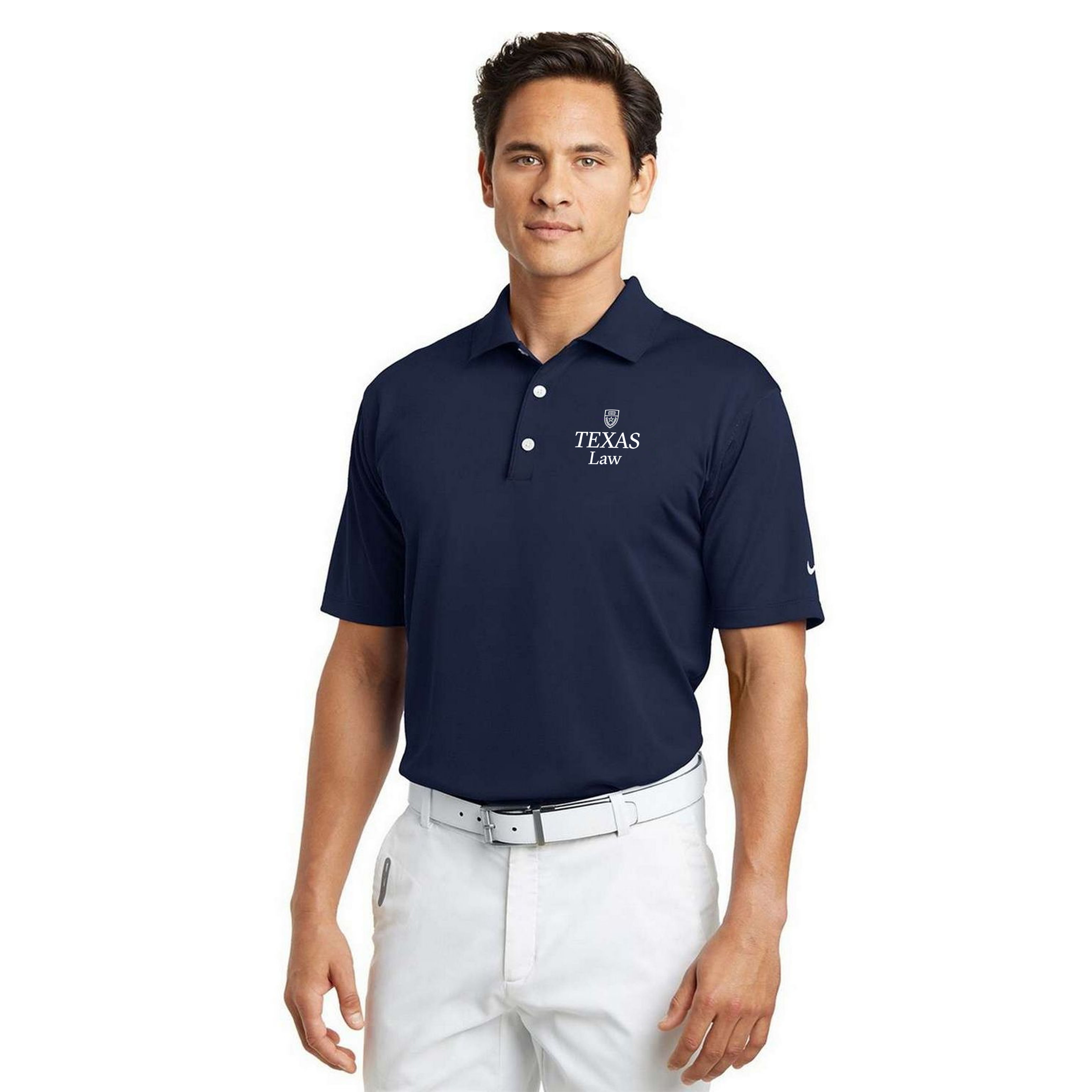 Nike University of Texas School of Law Basic Dri-FIT Polo Navy