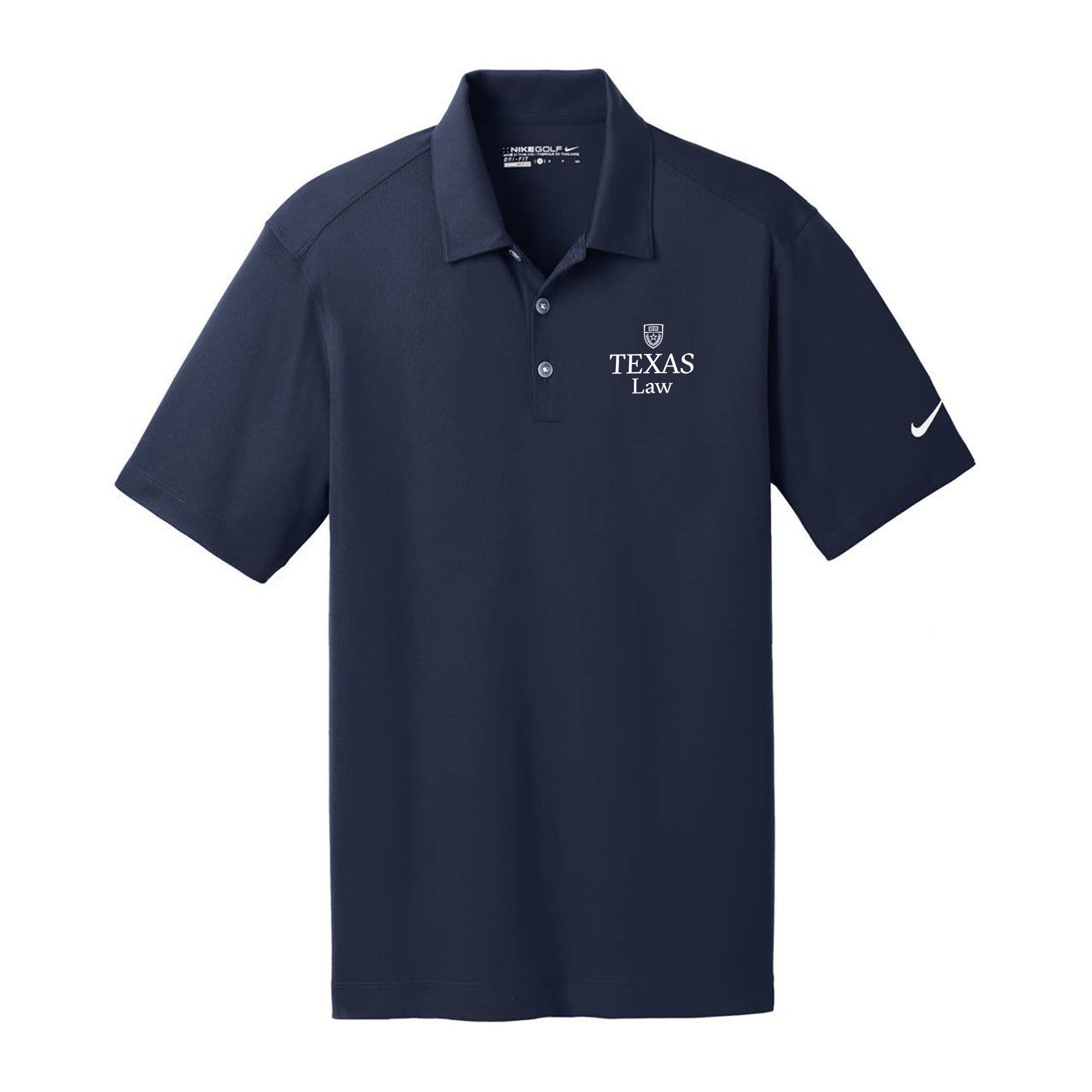 Nike University of Texas School of Law Basic Dri-FIT Polo Navy