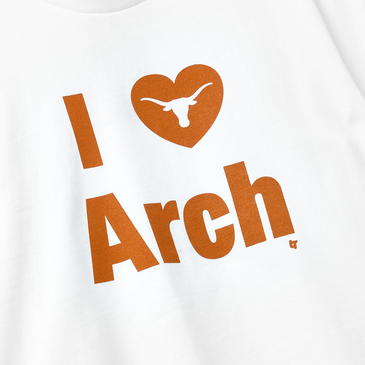 Texas Longhorns I Heart Manning Crop Tee