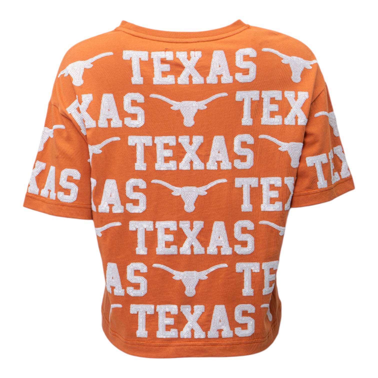 Stewart Simmons Texas Longhorns Sequin Repeat Tee