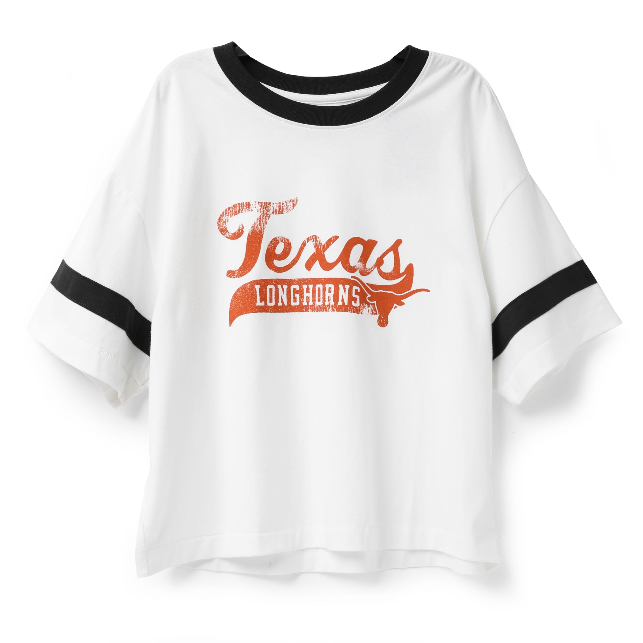 Champion Texas Longhorns Striped Ringer Tee
