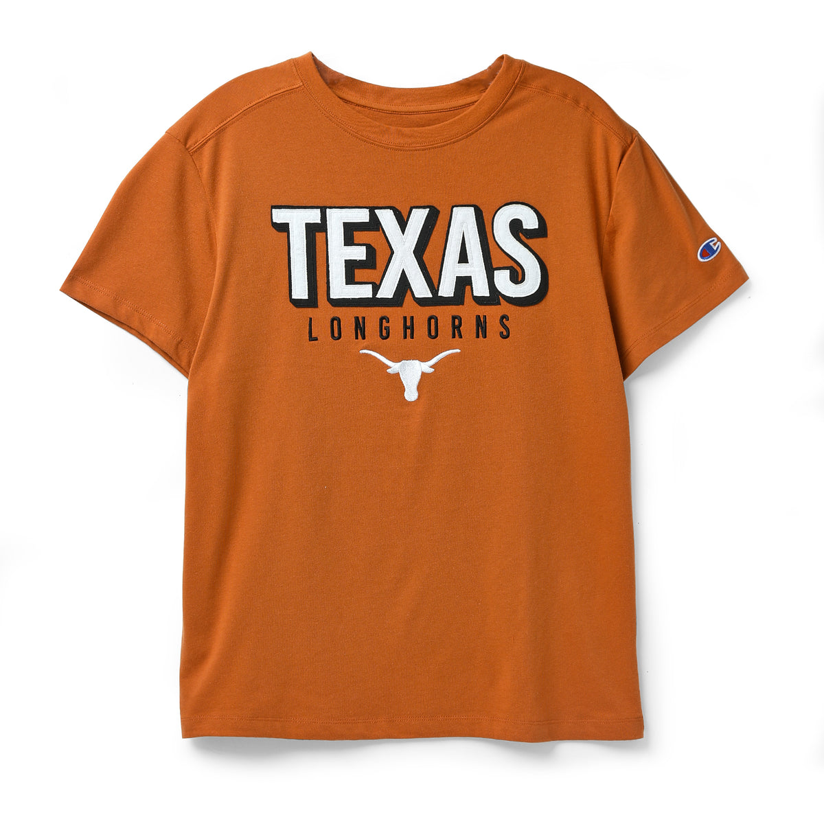 Champion Texas Longhorns Women's Skybox Core Fabric Applique Short Sleeve Tee