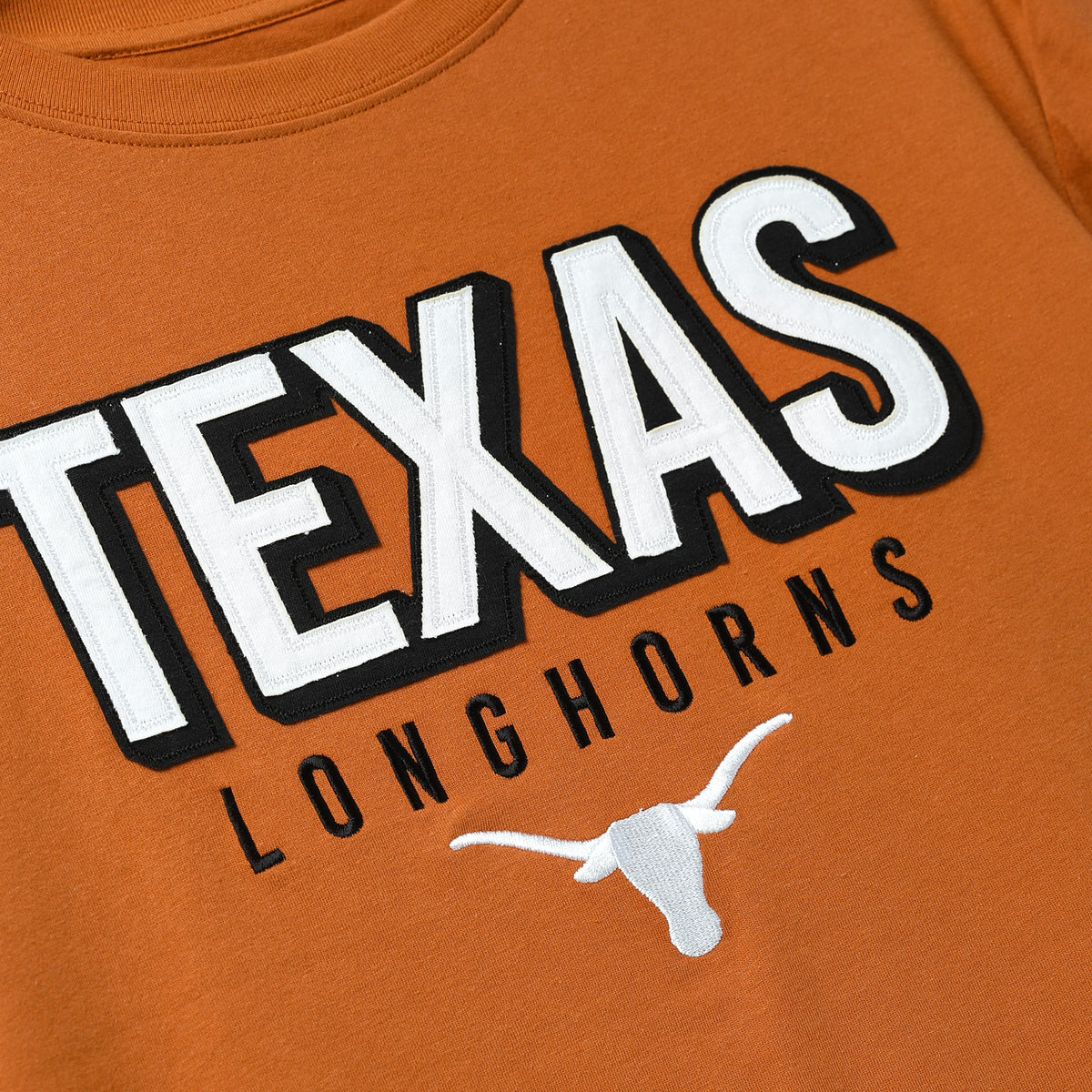 Champion Texas Longhorns Women's Skybox Core Fabric Applique Short Sleeve Tee