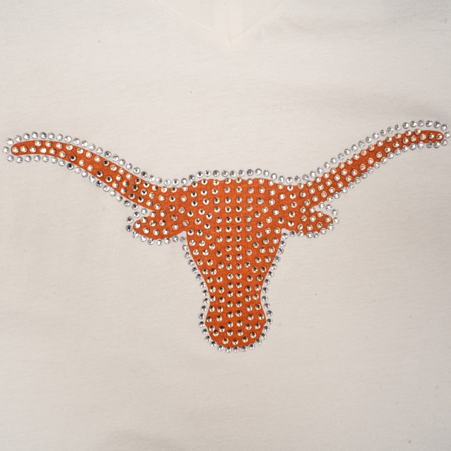 Texas Longhorns Dominance Rhinestone Stripe Varsity Tee
