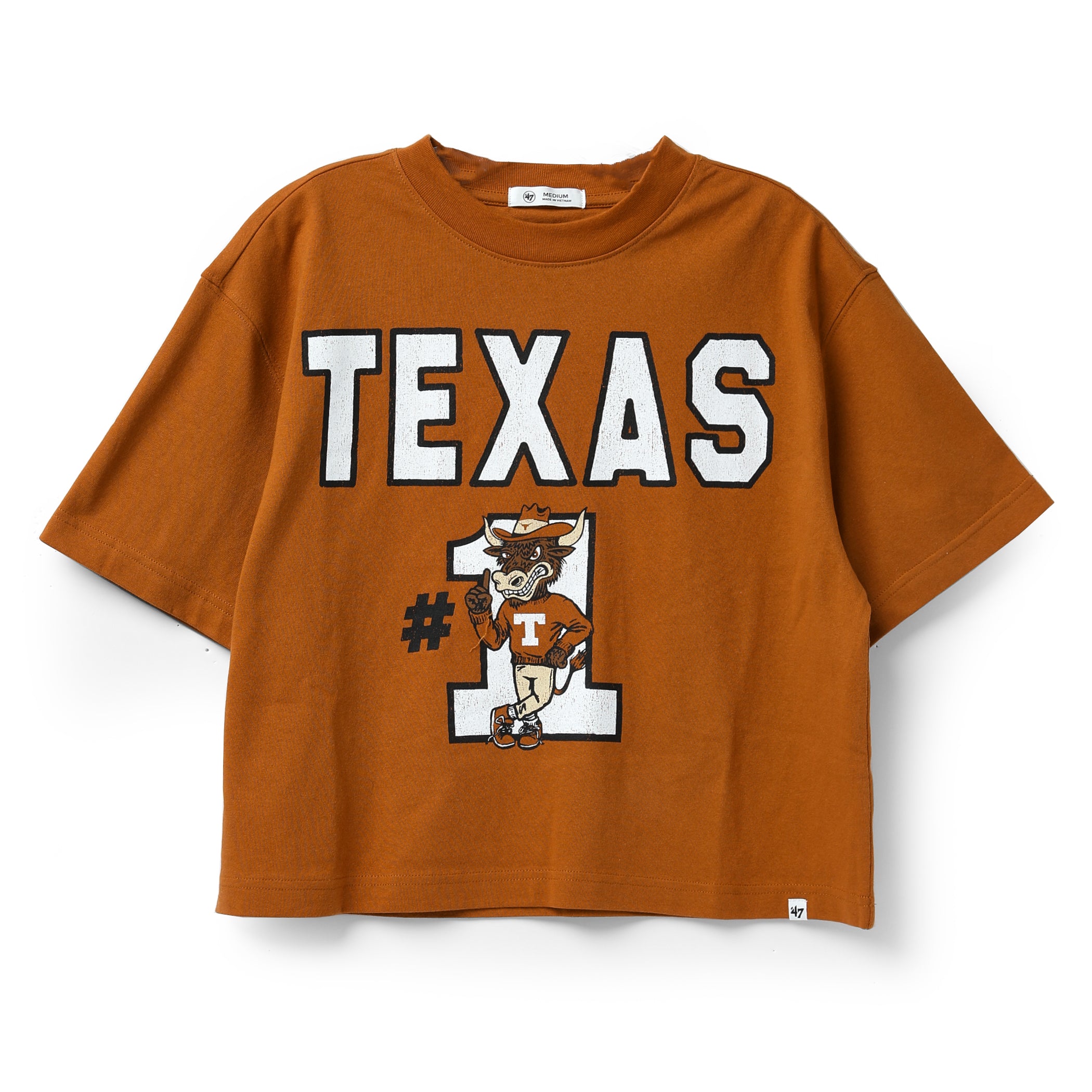 Texas Longhorns '47 Women's First Rank Foundation Crop Tee