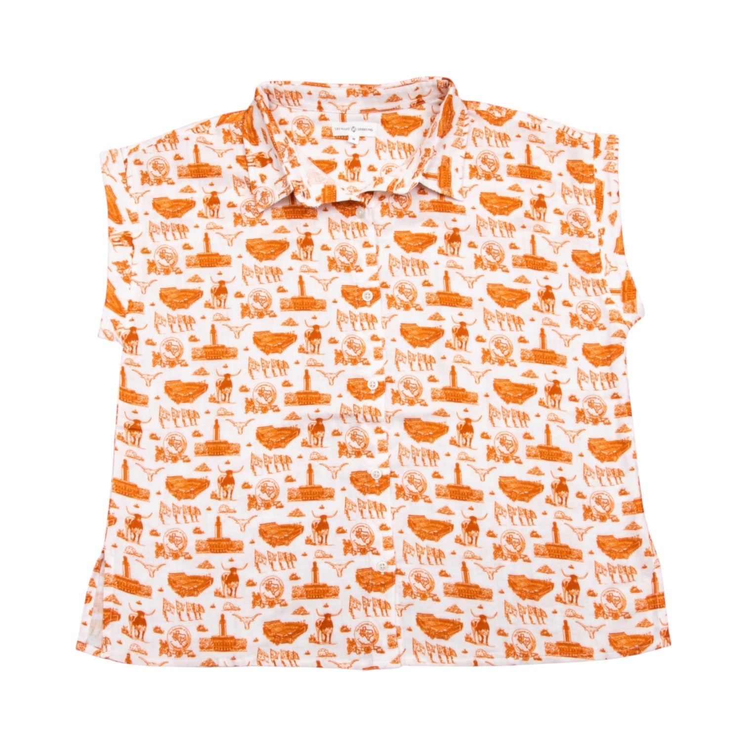Stewart Simmons Team Toile Button-Up Top