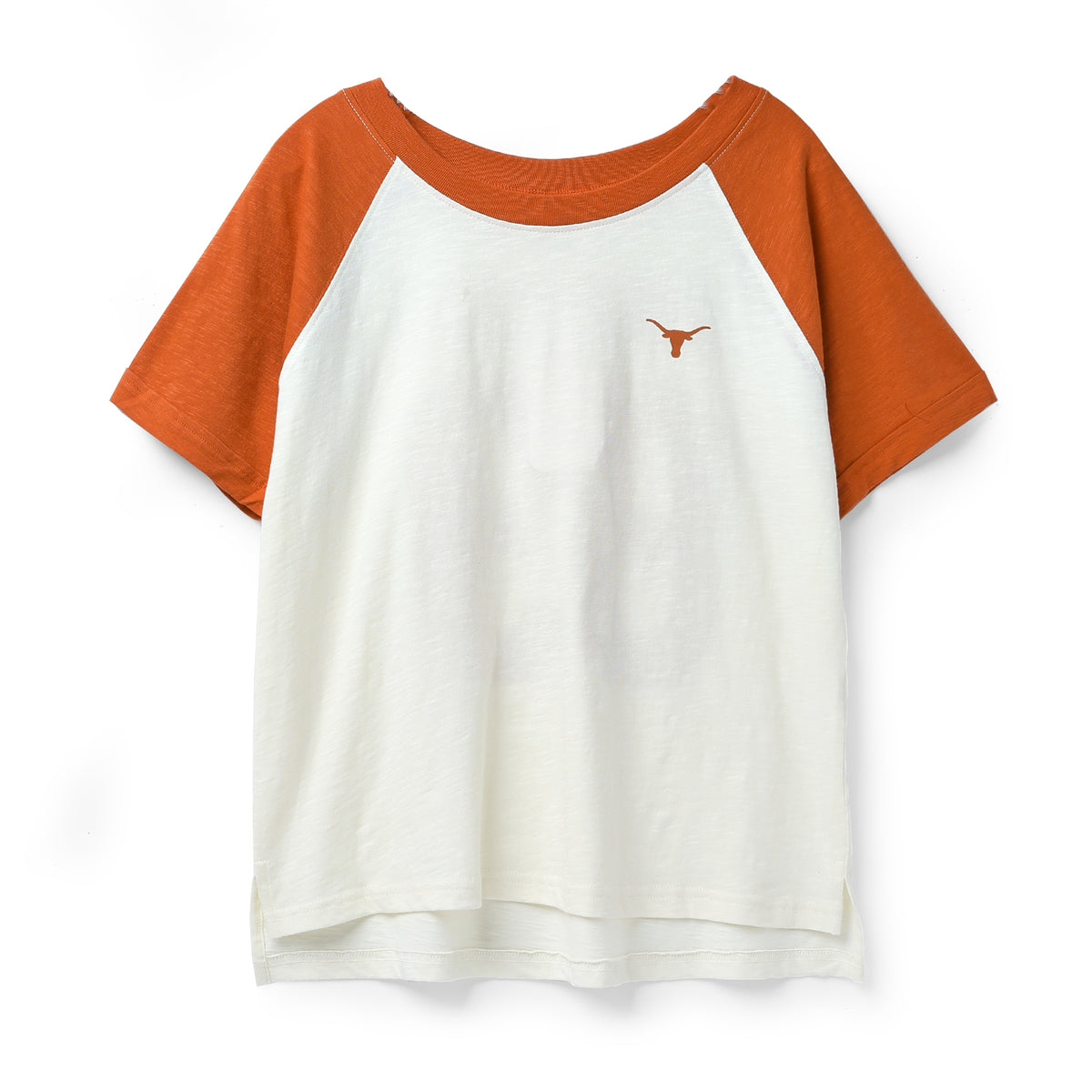 Chicka-D Texas Longhorns Kick Off Raglan 83 Tee
