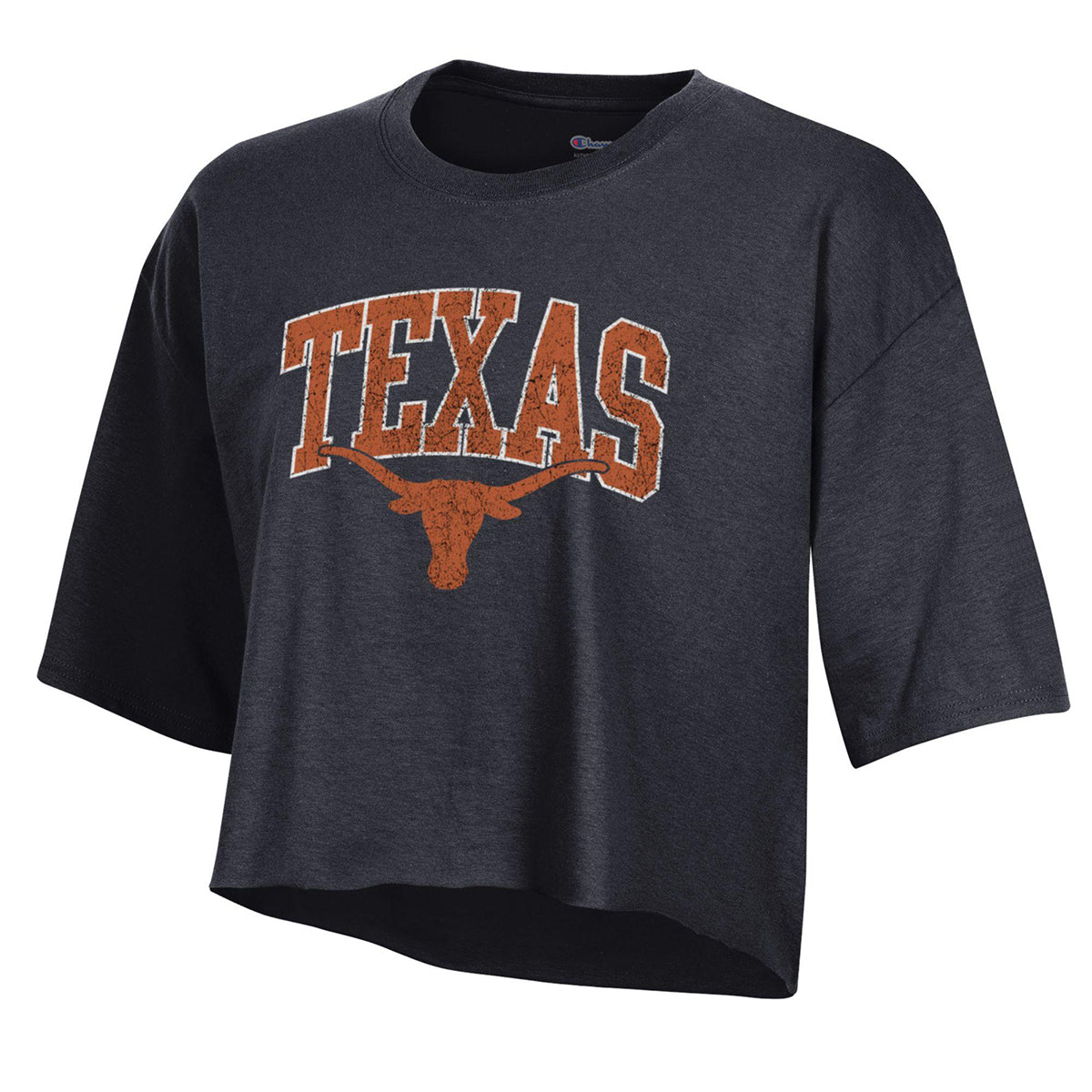 Champion Texas Longhorns Boyfriend Crop Tee