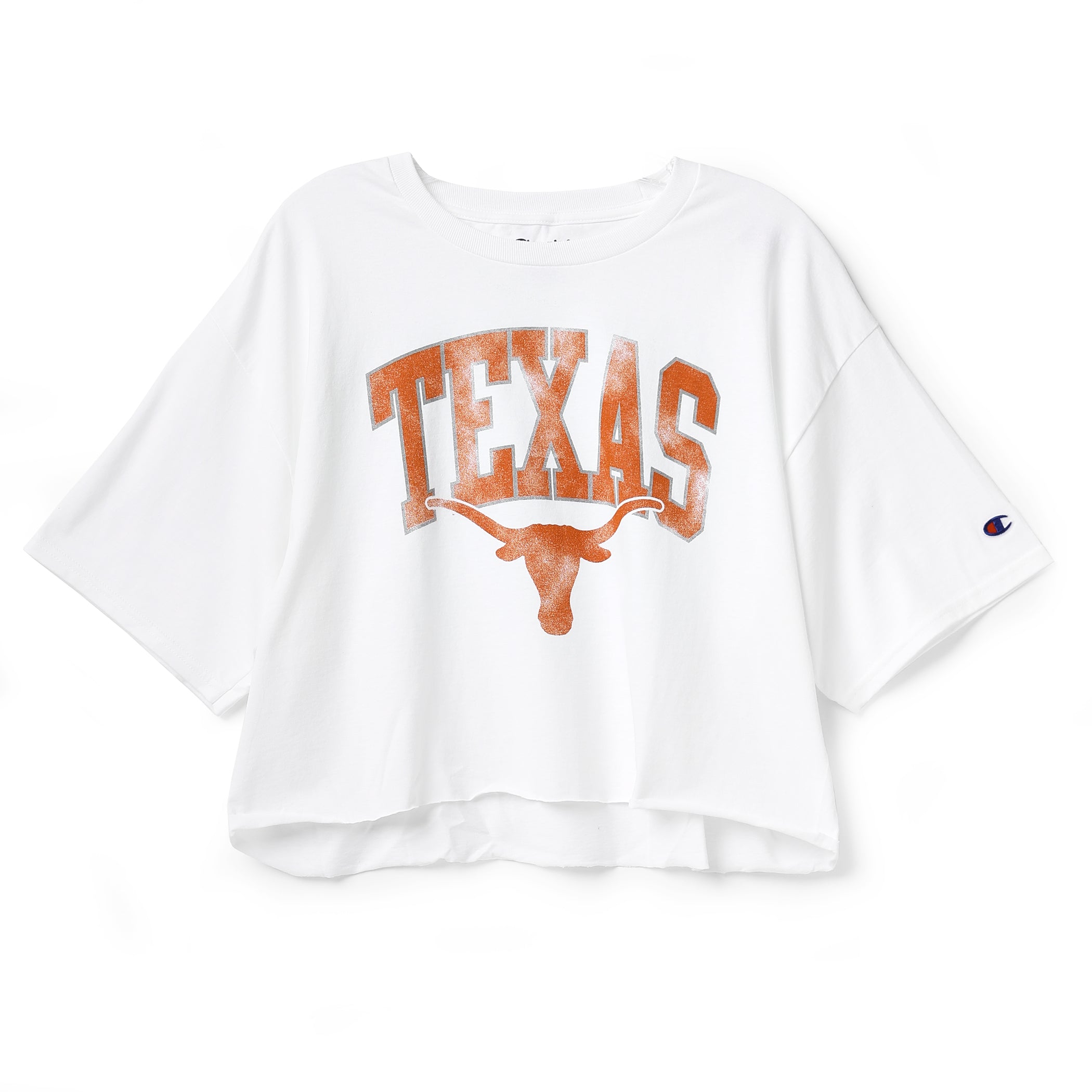 Champion Texas Longhorns Boyfriend Crop Tee