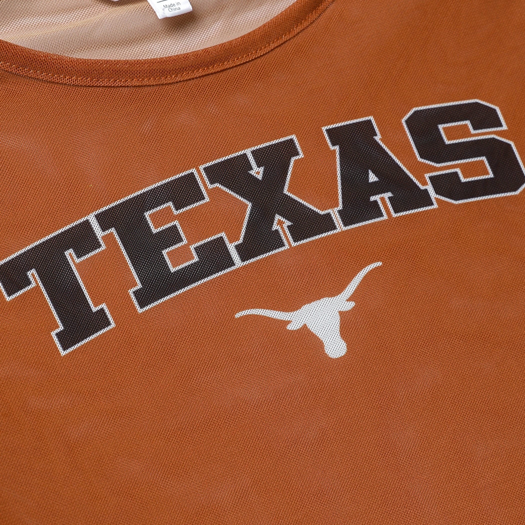 ZooZatZ Texas Longhorns Mesh Baby Tee